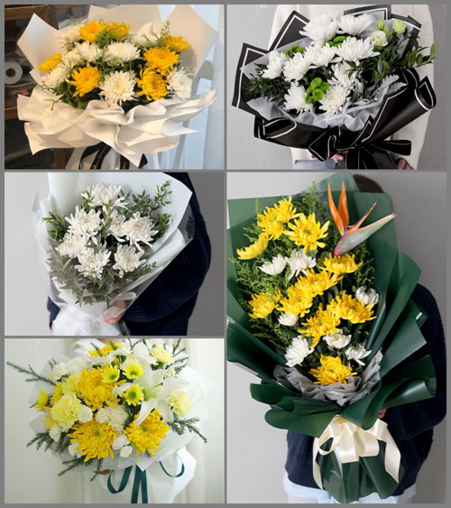 四川宜宾筠连县大雪山镇白事花束代送
